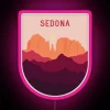 Sedona Arizona Color-Changing RGB Neon Light Sign Display Art Decoration