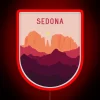 Sedona Arizona Inspiration Neon Wall Sign with Color Changing Effect