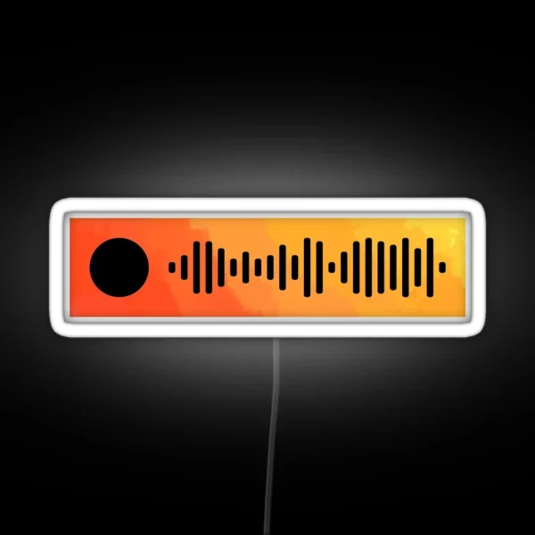 See You Again Tyler The Creator Spotify Scan Code RGB Neon Sign