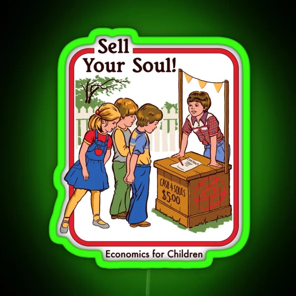 Sell Your Soul RGB Neon Sign