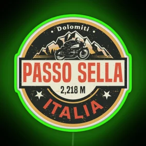 Sella Pass Italy RGB Neon Sign