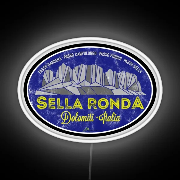 Sella Ronda Dolomites Italy Led Led 02 RGB Neon Sign