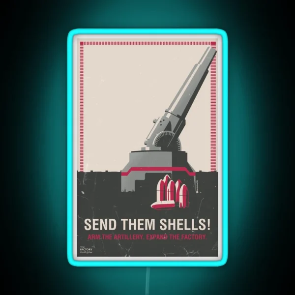 Send Them Shells RGB Neon Sign