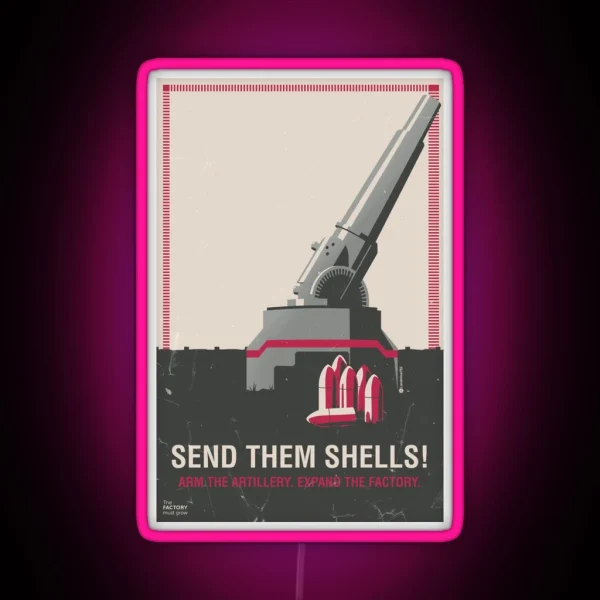 Send Them Shells RGB Neon Sign