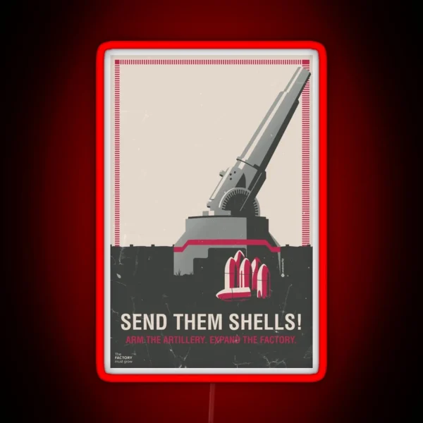 Send Them Shells RGB Neon Sign