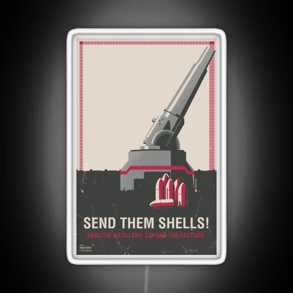 Send Them Shells RGB Neon Sign