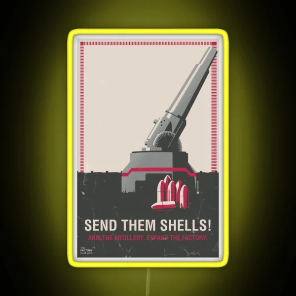 Send Them Shells RGB Neon Sign