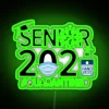 Senior Class 2021 Neon Sign with Covid-19 Quarantine Humor