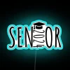 Senior Class 2024 RGB Neon Sign for Classroom Decorations Excellence