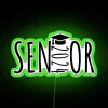 Vintage Senior Class of 2024 RGB Neon Sign Decoration Home