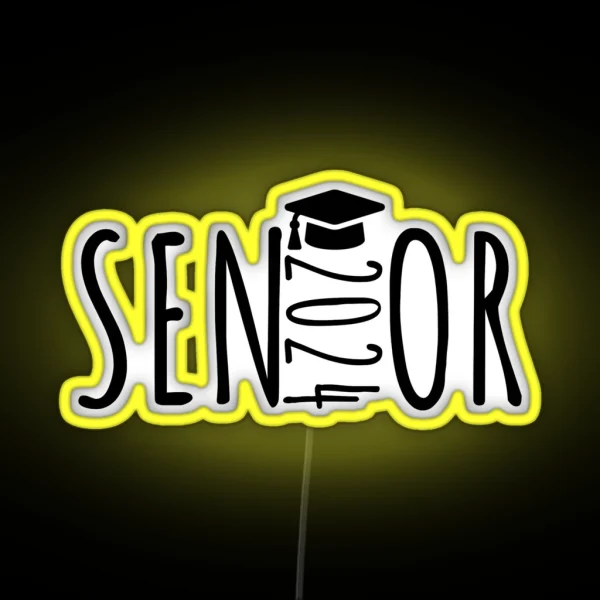 Senior 2024 RGB Neon Sign