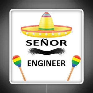 Senior Engineer RGB Neon Sign