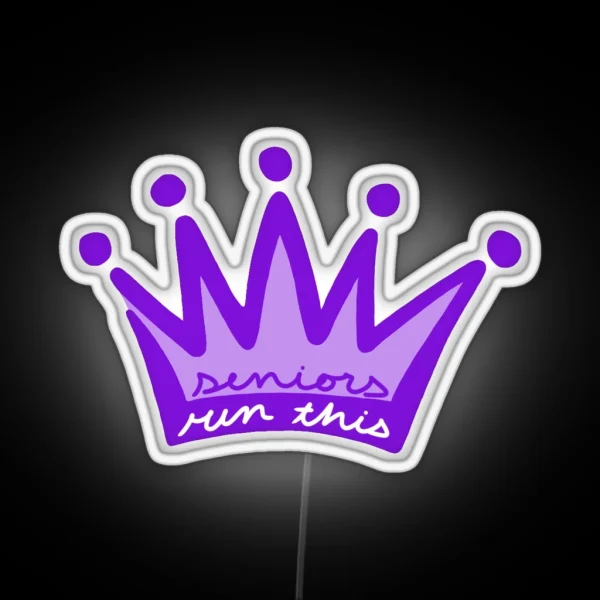 Seniors Crown RGB Neon Sign