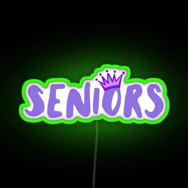 Seniors RGB Neon Sign