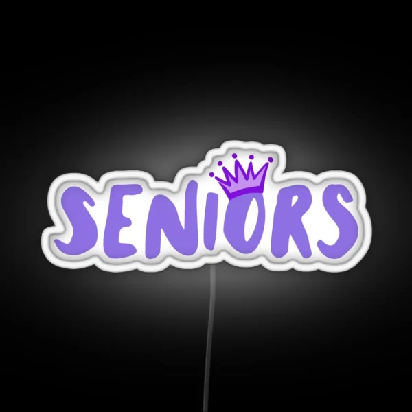 Seniors RGB Neon Sign