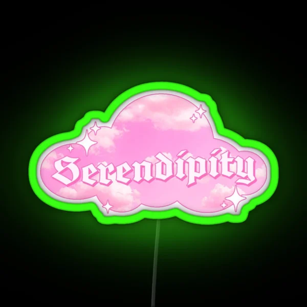 Serendipity RGB Neon Sign