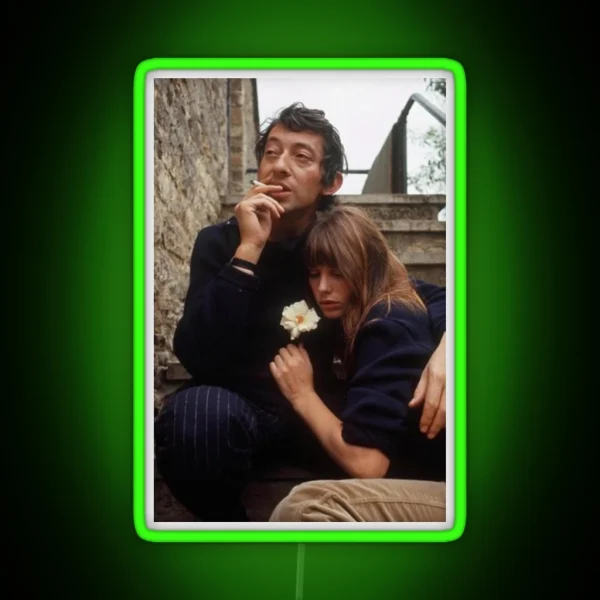 Serge Gainsbourg And Jane Birkin RGB Neon Sign