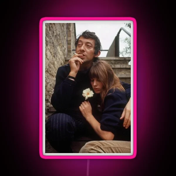 Serge Gainsbourg And Jane Birkin RGB Neon Sign