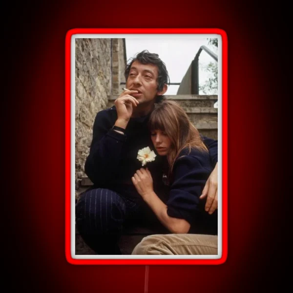 Serge Gainsbourg And Jane Birkin RGB Neon Sign
