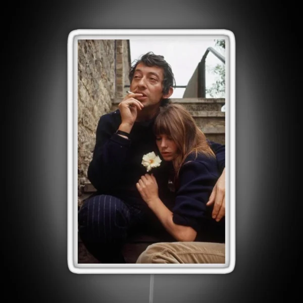 Serge Gainsbourg And Jane Birkin RGB Neon Sign