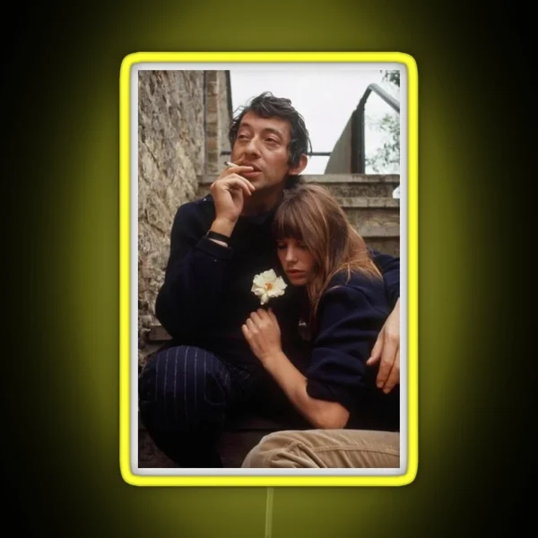 Serge Gainsbourg And Jane Birkin RGB Neon Sign