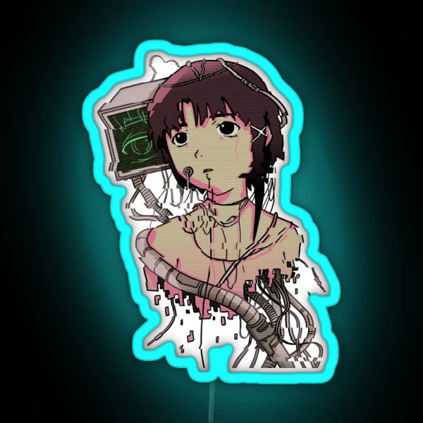 Serial Experiment Lain RGB Neon Sign