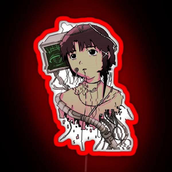 Serial Experiment Lain RGB Neon Sign