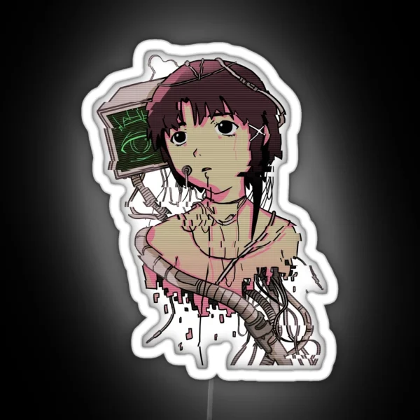 Serial Experiment Lain RGB Neon Sign