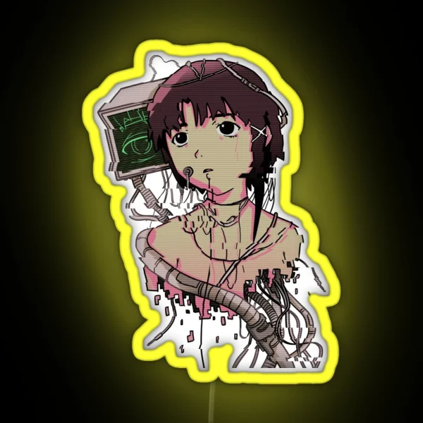 Serial Experiment Lain RGB Neon Sign