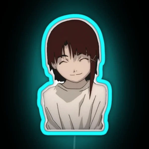 Serial Experiments Lain Decal Led RGB Neon Sign