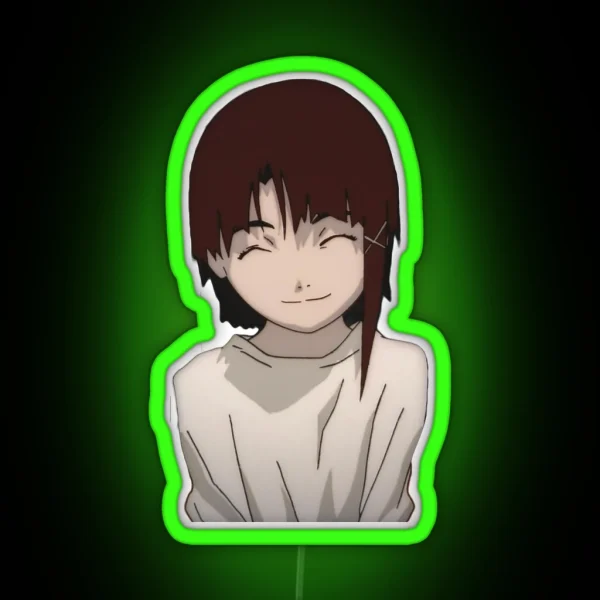 Serial Experiments Lain Decal Led RGB Neon Sign