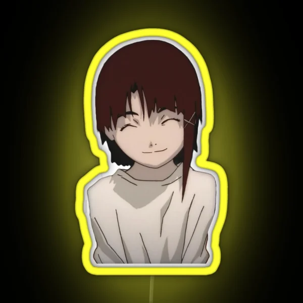 Serial Experiments Lain Decal Led RGB Neon Sign