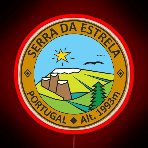 Serra Da Estrela Portugal RGB Neon Sign