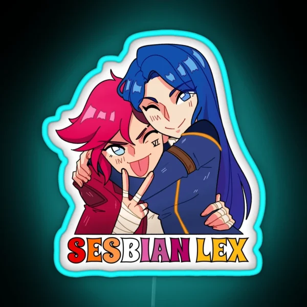 Sesbian Lex RGB Neon Sign