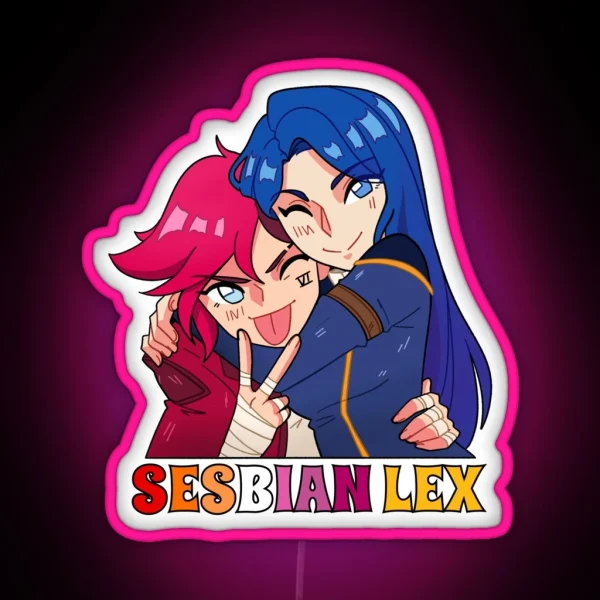 Sesbian Lex RGB Neon Sign