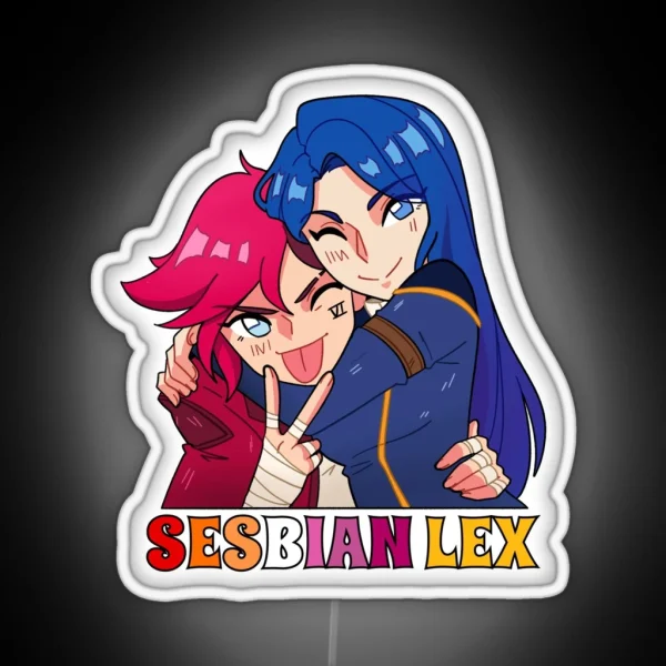 Sesbian Lex RGB Neon Sign
