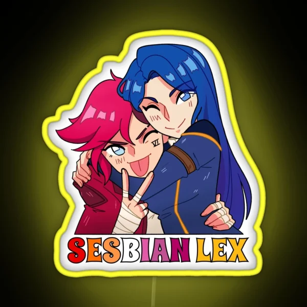 Sesbian Lex RGB Neon Sign