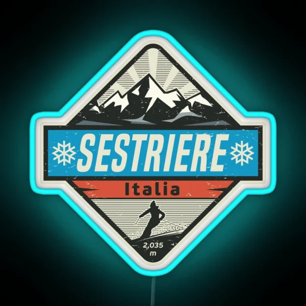 Sestriere Italy RGB Neon Sign