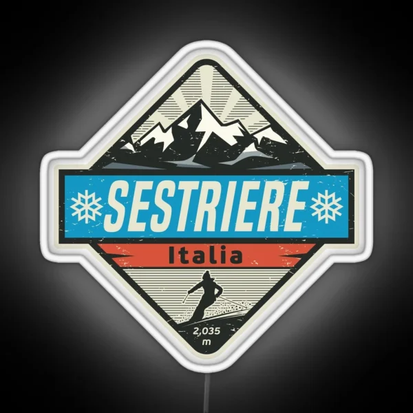 Sestriere Italy RGB Neon Sign