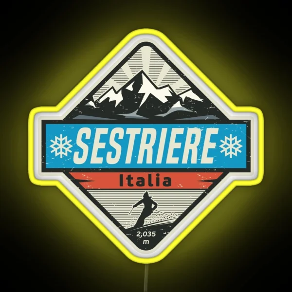 Sestriere Italy RGB Neon Sign