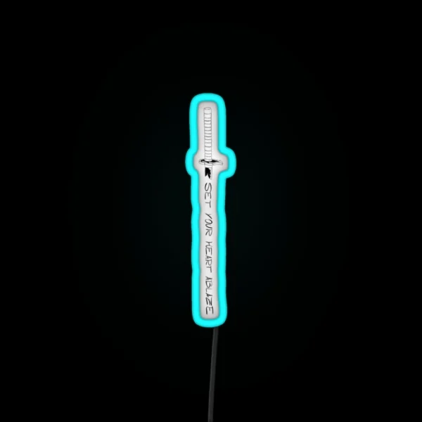 Set Your Heart Ablaze RGB Neon Sign