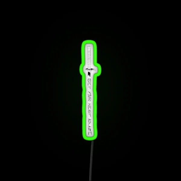Set Your Heart Ablaze RGB Neon Sign