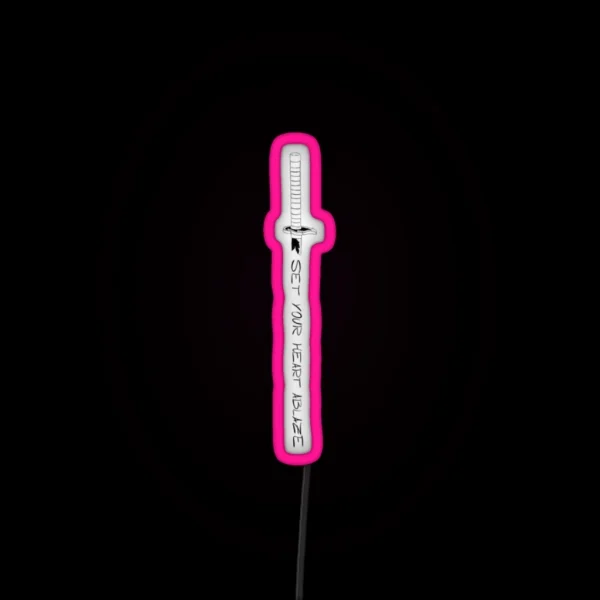 Set Your Heart Ablaze RGB Neon Sign
