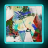 Embracing Imperfection in Vibrant Colorful Chaos with an Abstract Neon Glow