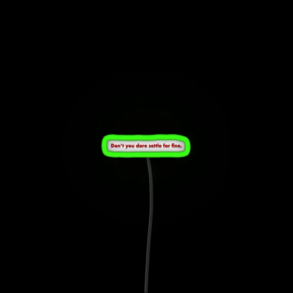 Settling RGB Neon Sign