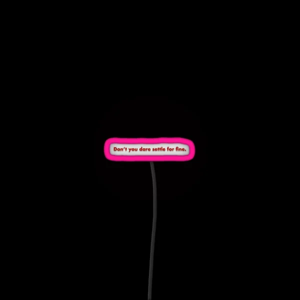 Settling RGB Neon Sign