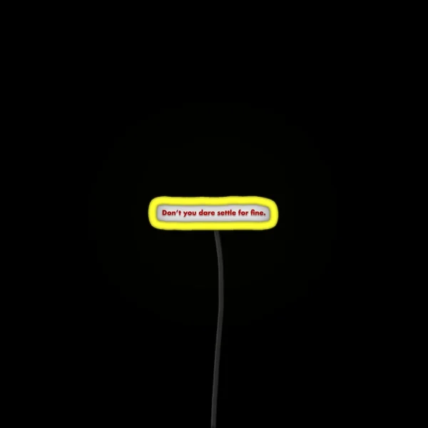 Settling RGB Neon Sign