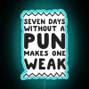 Humor is the best medicine in this witty neon light.