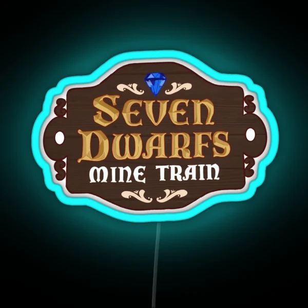 Seven Dwarfs Sign RGB Neon Sign