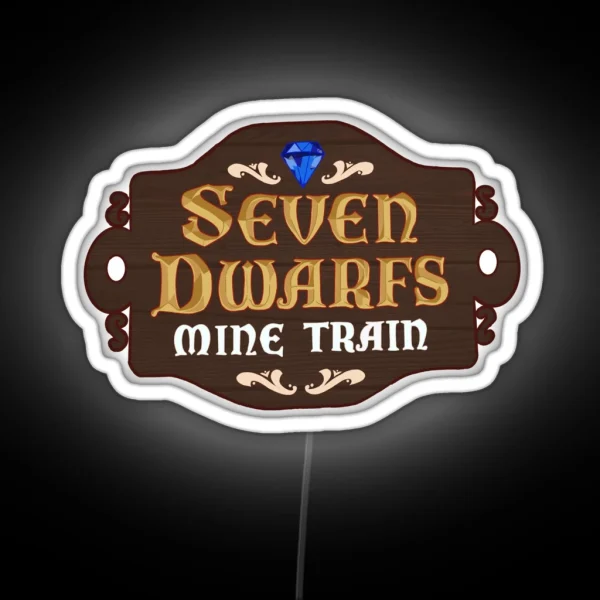Seven Dwarfs Sign RGB Neon Sign